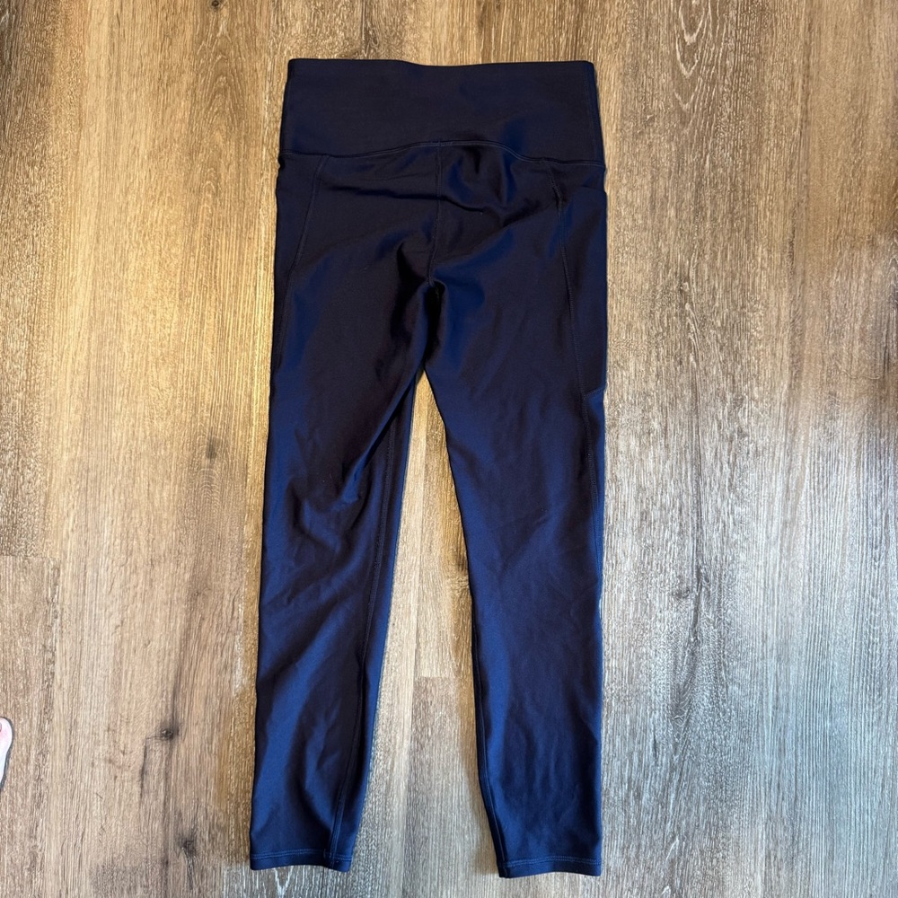 Under Armour Women’s Navy Compression Leggings - Picture 2 of 5